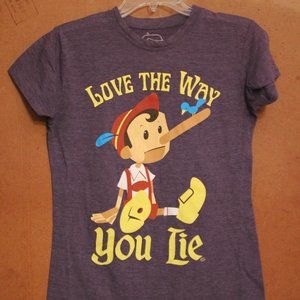 Cute and Punny Graphic Tee- Love the Way You Lie
